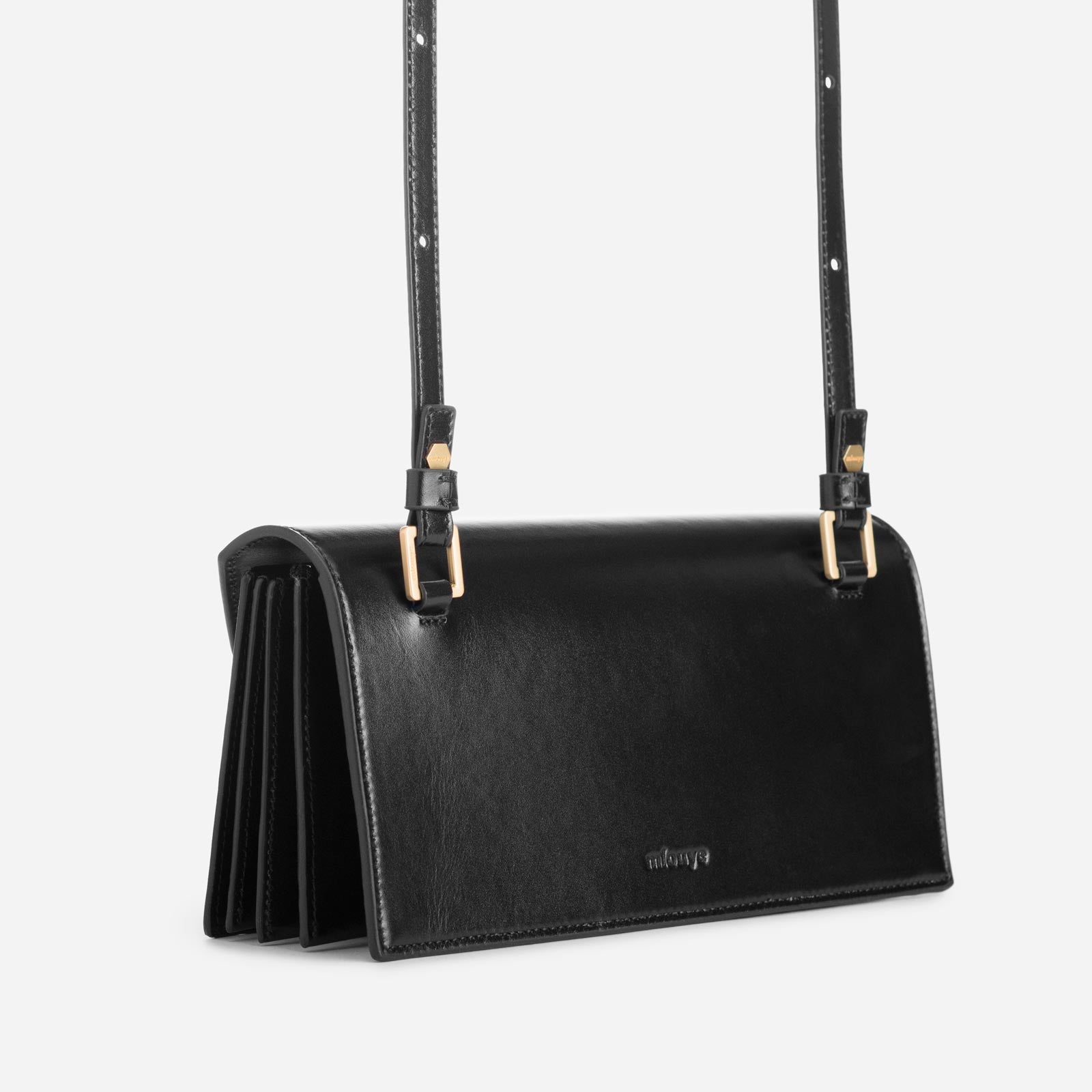 Naomi Long Purse - Carbon