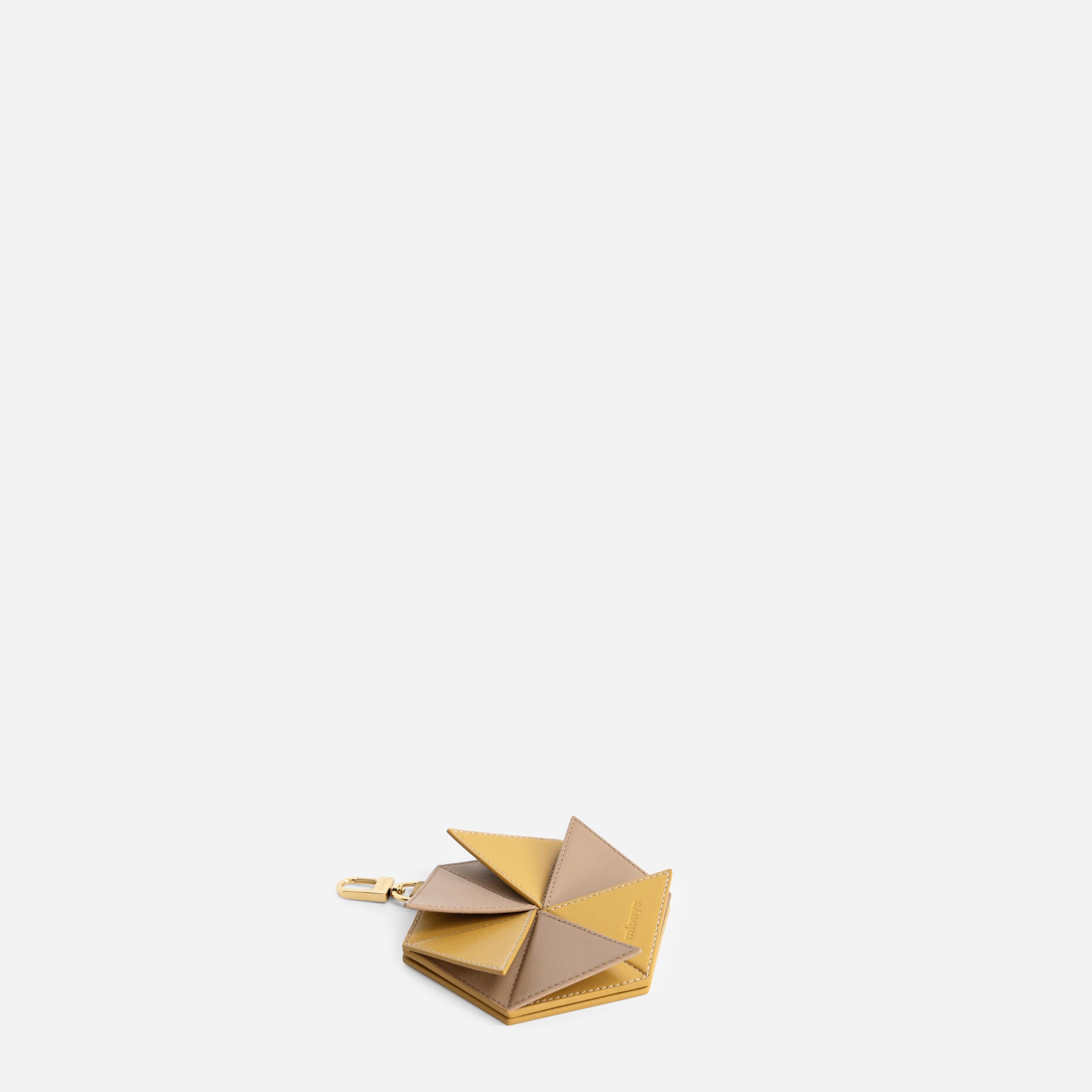 Hexagon Charm - Vintage Yellow