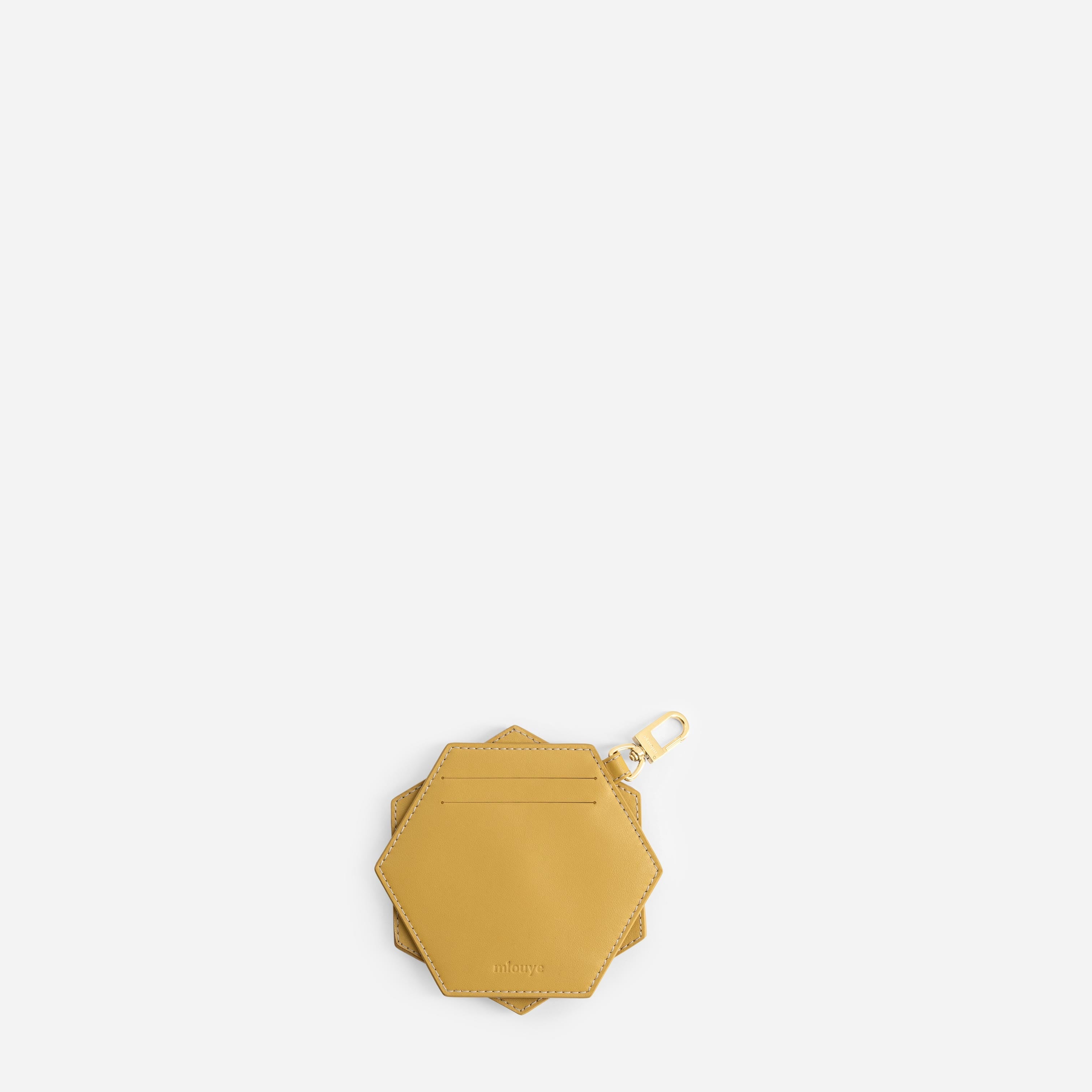 Hexagon Charm - Vintage Yellow
