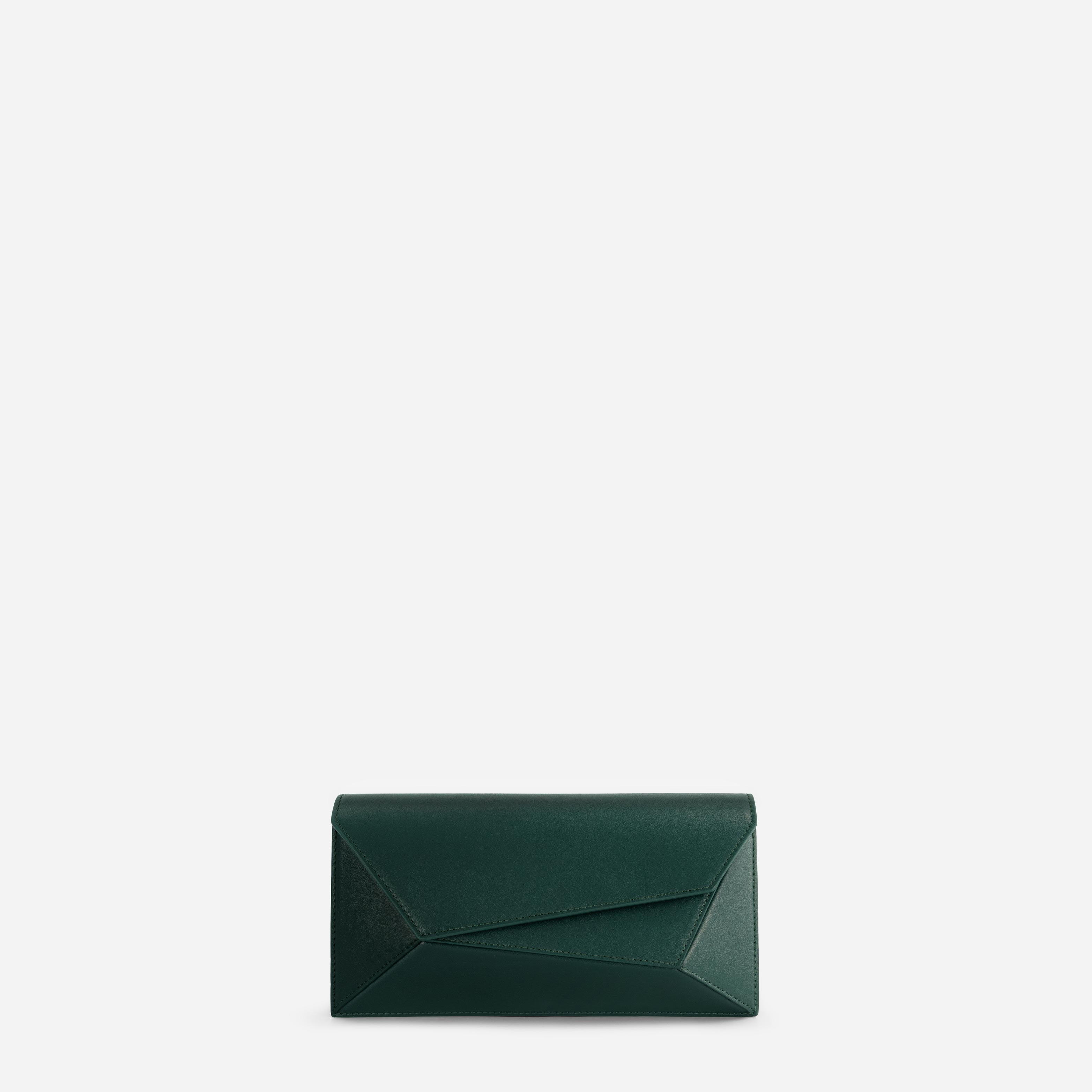 Naomi Long Purse - Duck Green