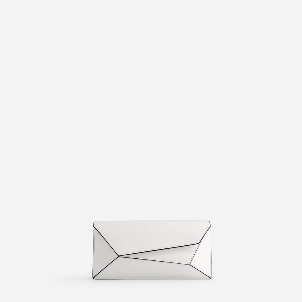 Naomi Long Purse - White